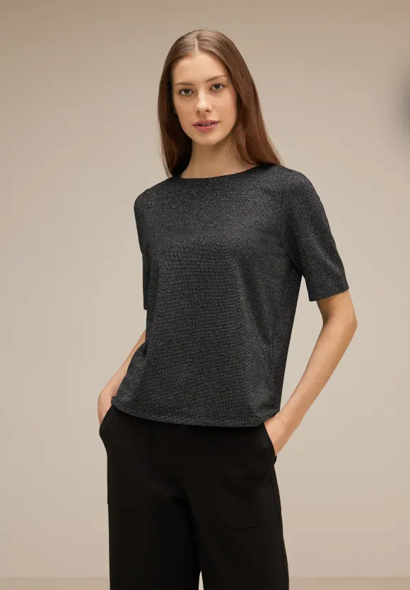 Street One Glänzendes Kurzarmshirt