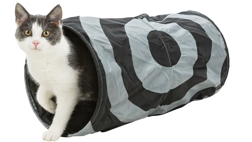 Trixie Spieltunnel Nylon ø 25 × 50 cm Katzenspielzeug