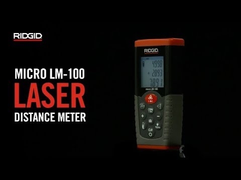 Ridgid 36158 Micro LM-100 Laser-Entfernungsmesser 50 m