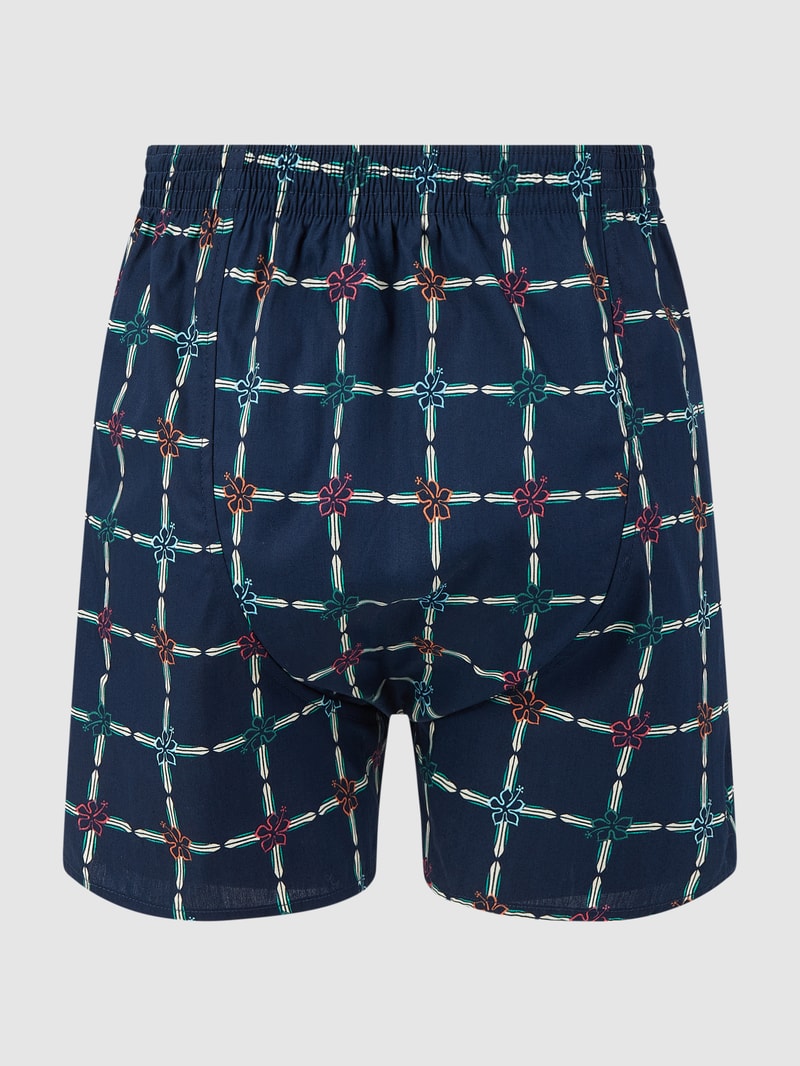 Boxershorts aus Baumwolle in marineblau