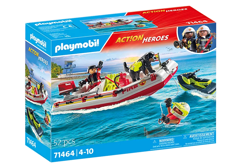 Feuerwehrboot mit Aqua Scooter