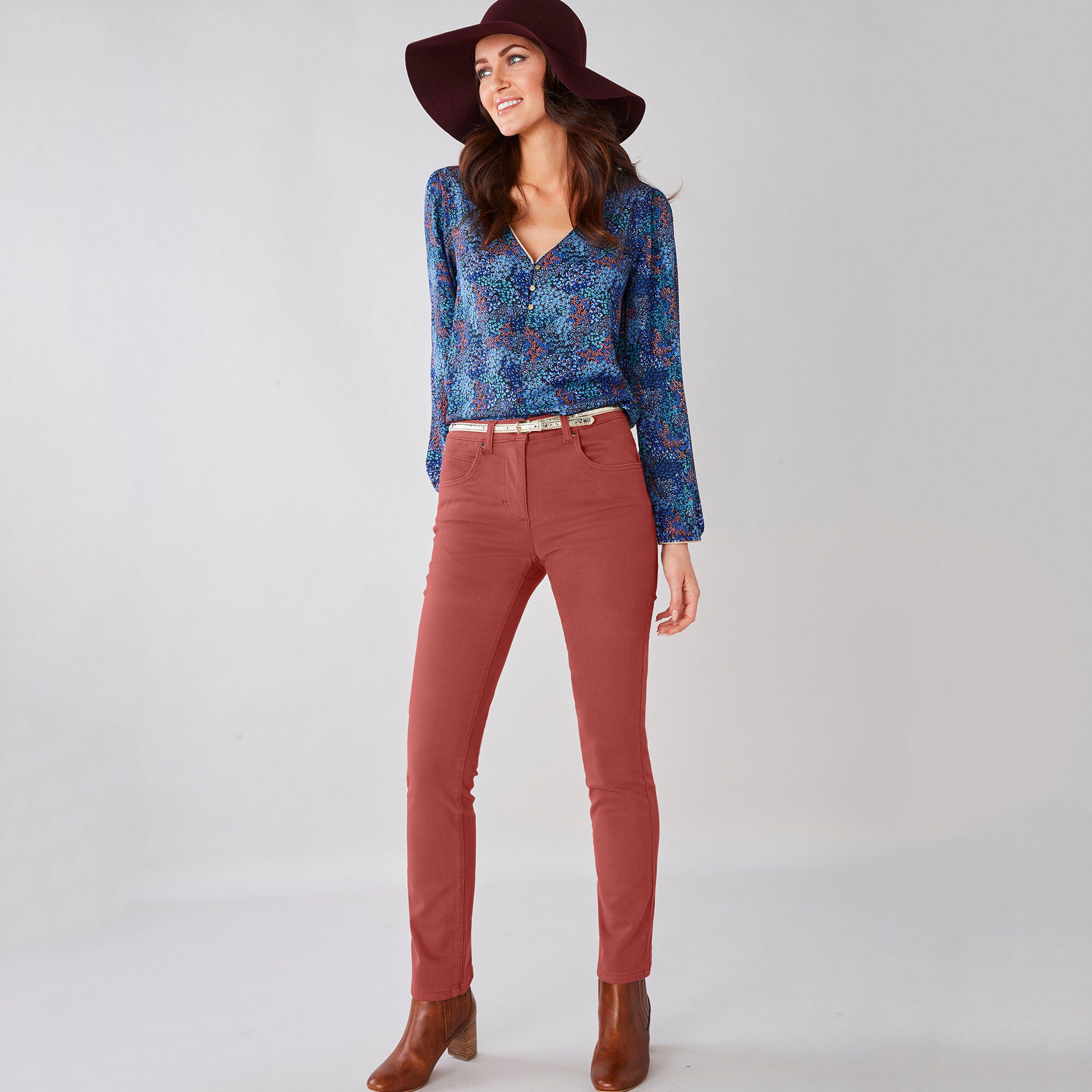 Pantalon sculptant coupe 5 poches