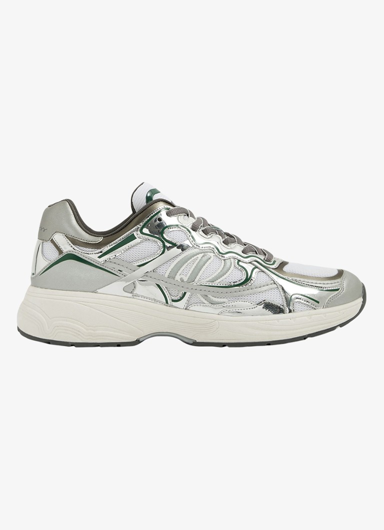 Sneakersy Reiss Volt z detalami z nubuku