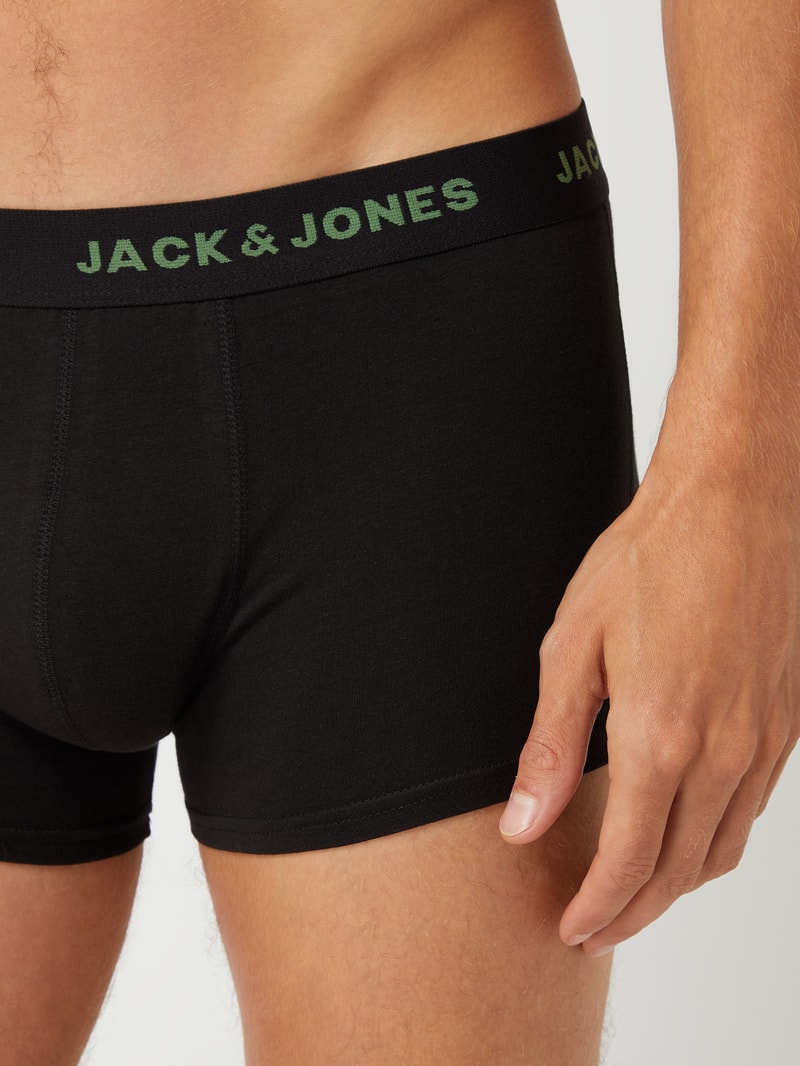Trunks mit Stretch-Anteil im 7er-Pack in schwarz