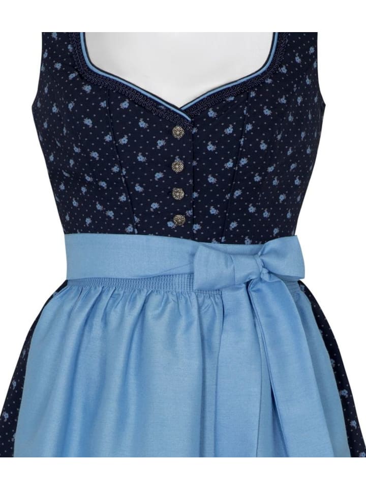 Spieth & Wensky Dirndl in Blau günstig kaufen