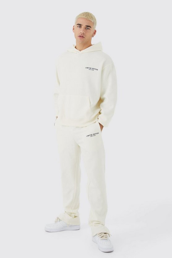 Kastiger Oversize Limited Trainingsanzug mit Kapuze