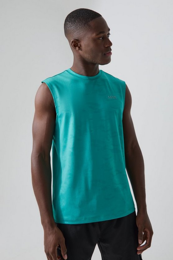 Man Active Camouflage Tanktop