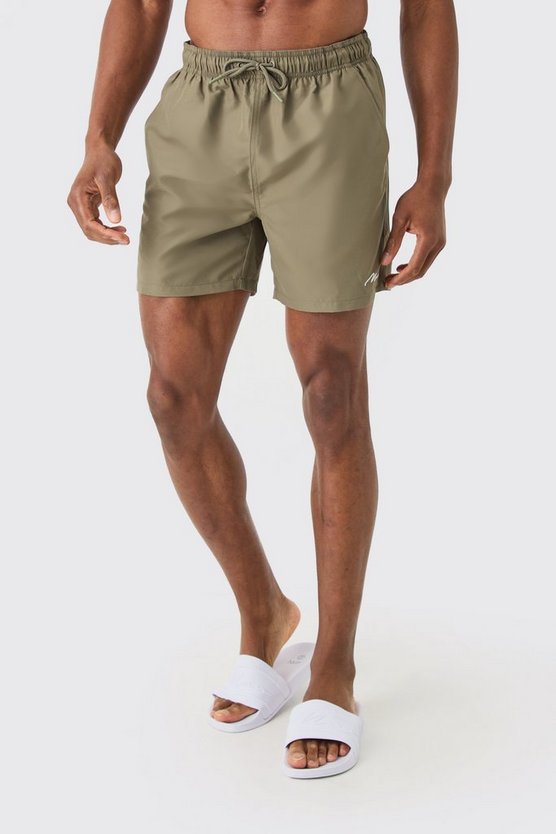 3er-Pack mittellange Man Signature Badehose