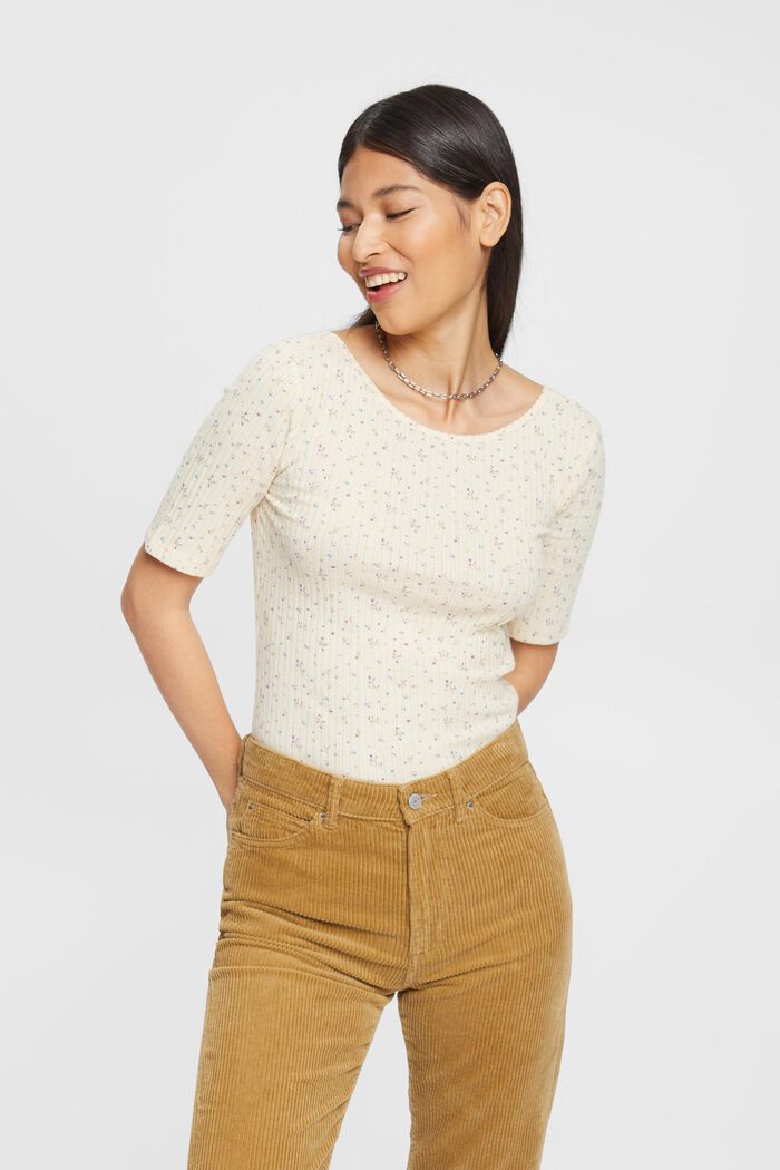 Pointelle-T-Shirt