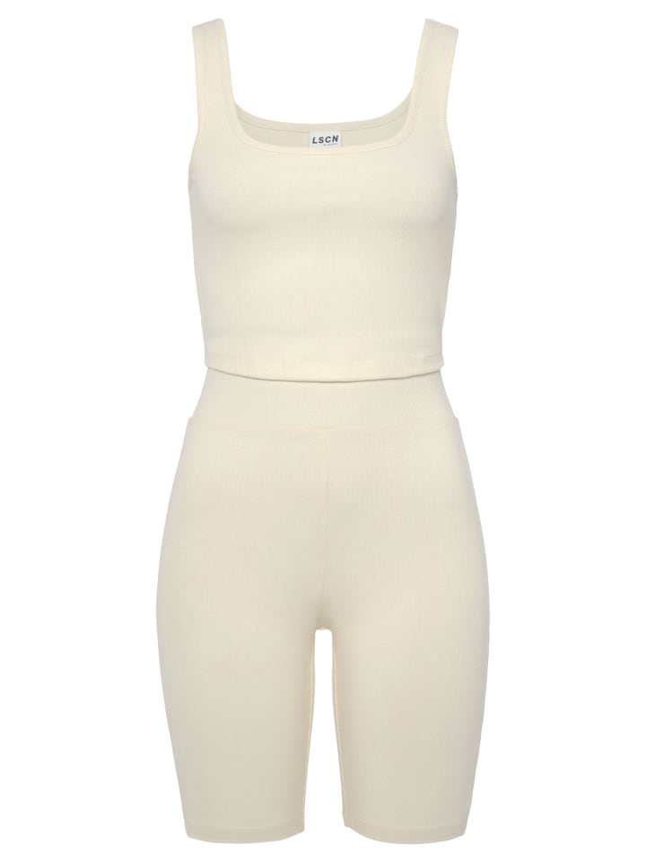 LASCANA Shorty in beige günstig kaufen