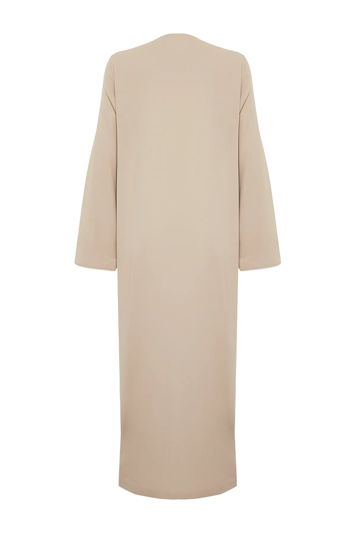Trendyol Modest  Lange gewebte Aerobin-Kappe mit Steinpaspelierung & Ferace & Abaya TCTSS24KF00012