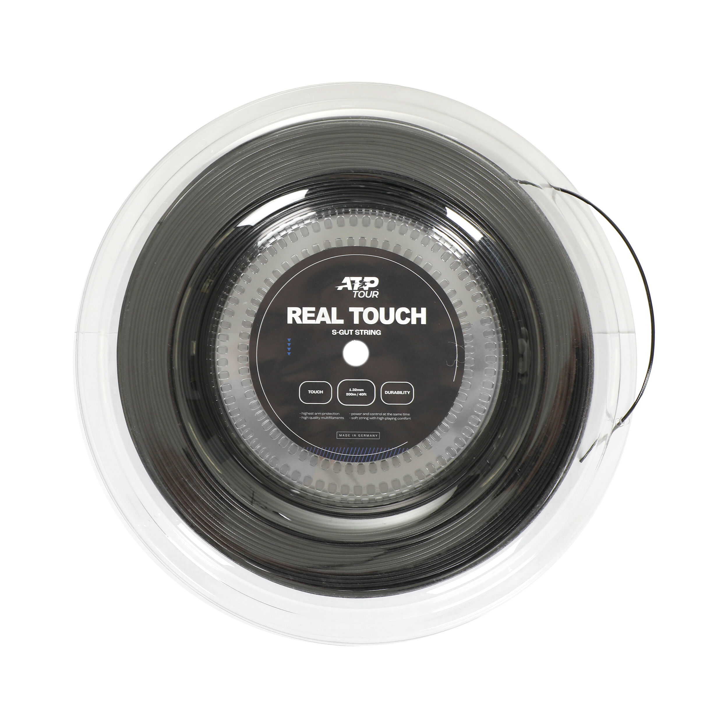 Real Comfort Saitenrolle 200m - Schwarz