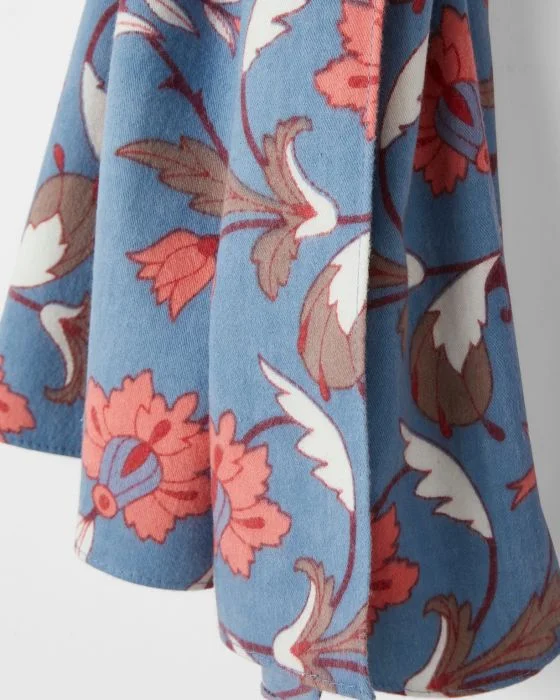 Foulard chaud et doux à fleurs