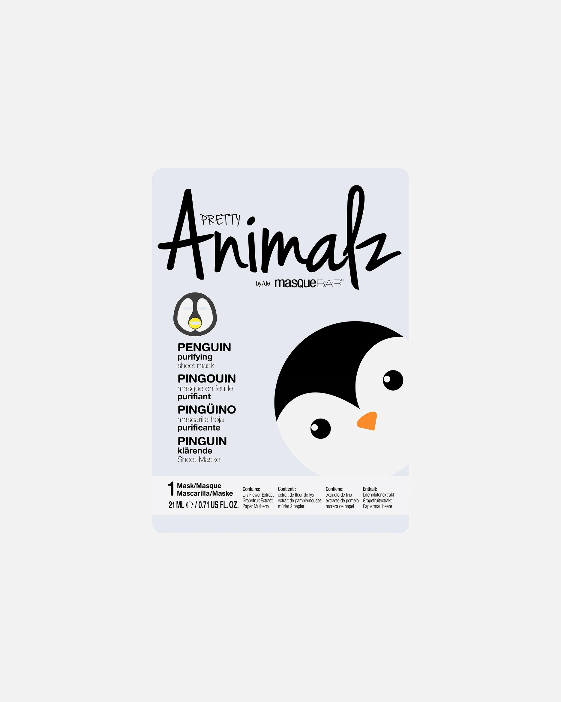 maskBAR Animalz - Maska pingwina