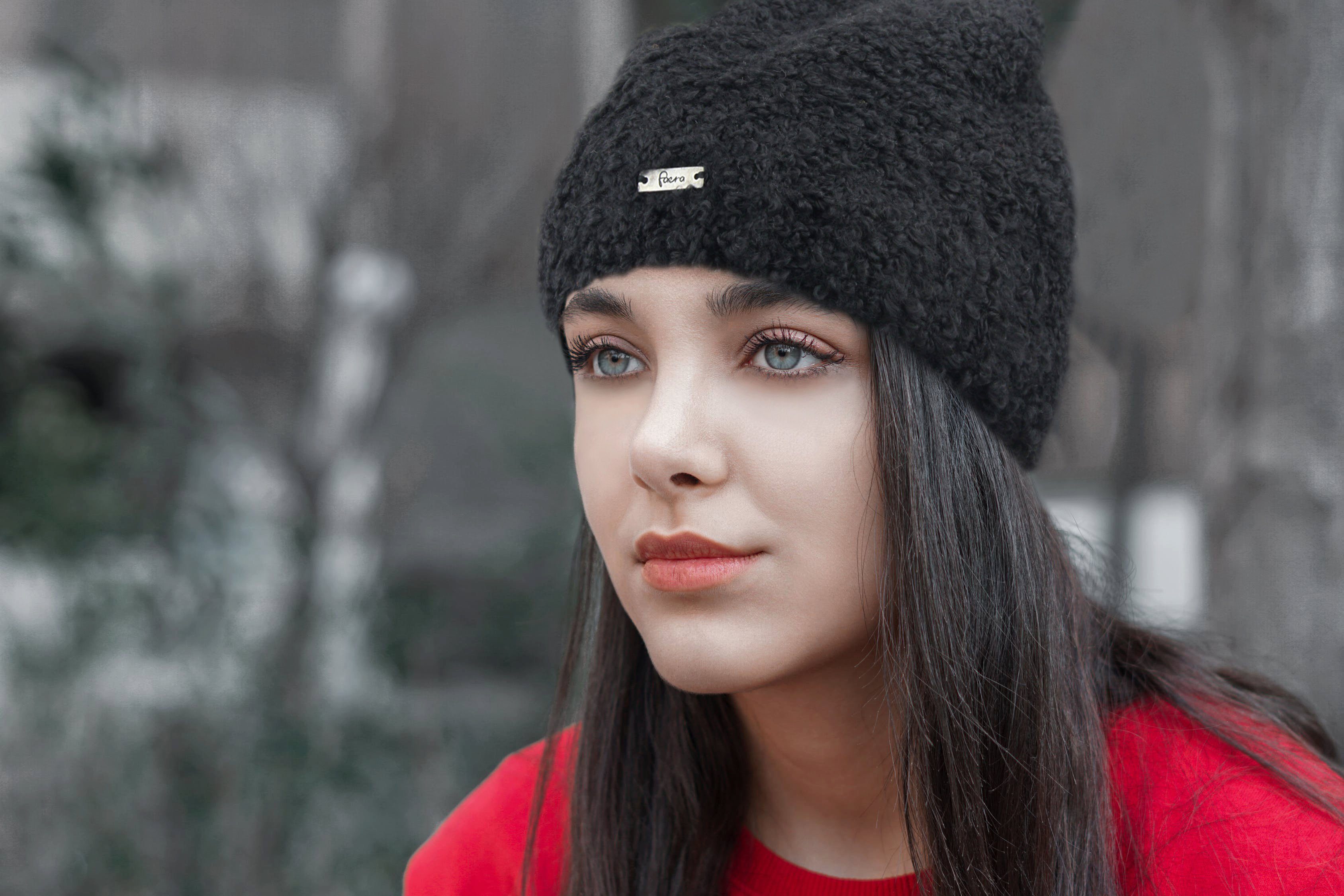 Frentree Beanie Wintermütze, Strickmütze mit kuscheligem Innenfutter, Weich & Warm, One-Size Beanie, Damen