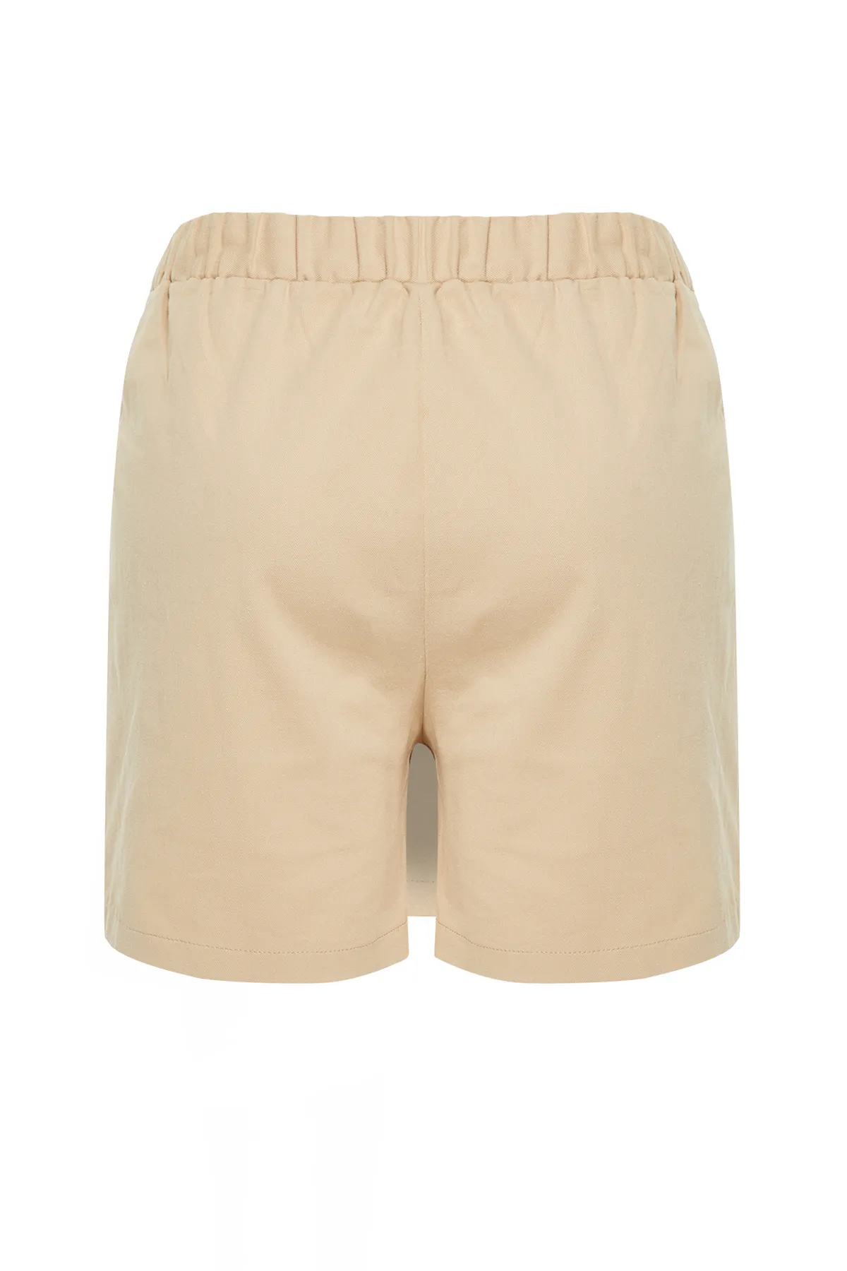 Trendyol Curve  Nerzfarbener Gabardine-Minishortsrock TBBSS24AP00014