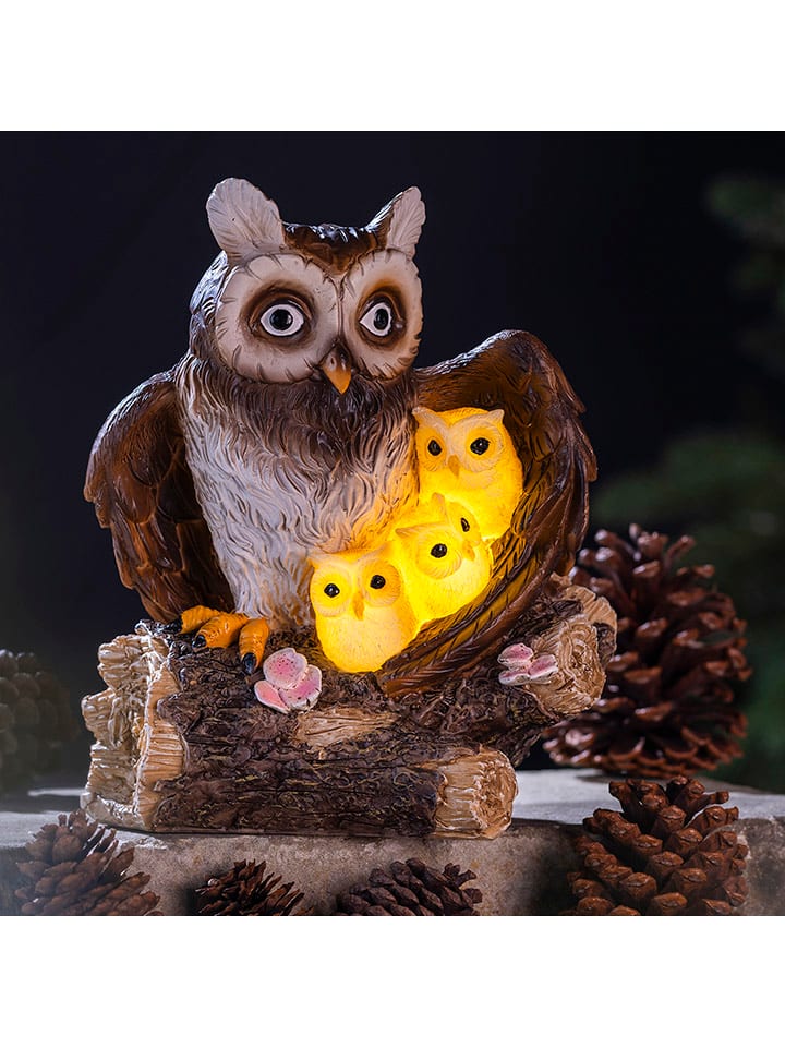 Garden Hero LED-Solar-Dekoobjekt in Hellbraun/ Weiß - (H)20,5 cm günstig kaufen onesize