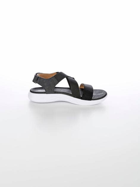 Sandale mit elastischen Riemchen