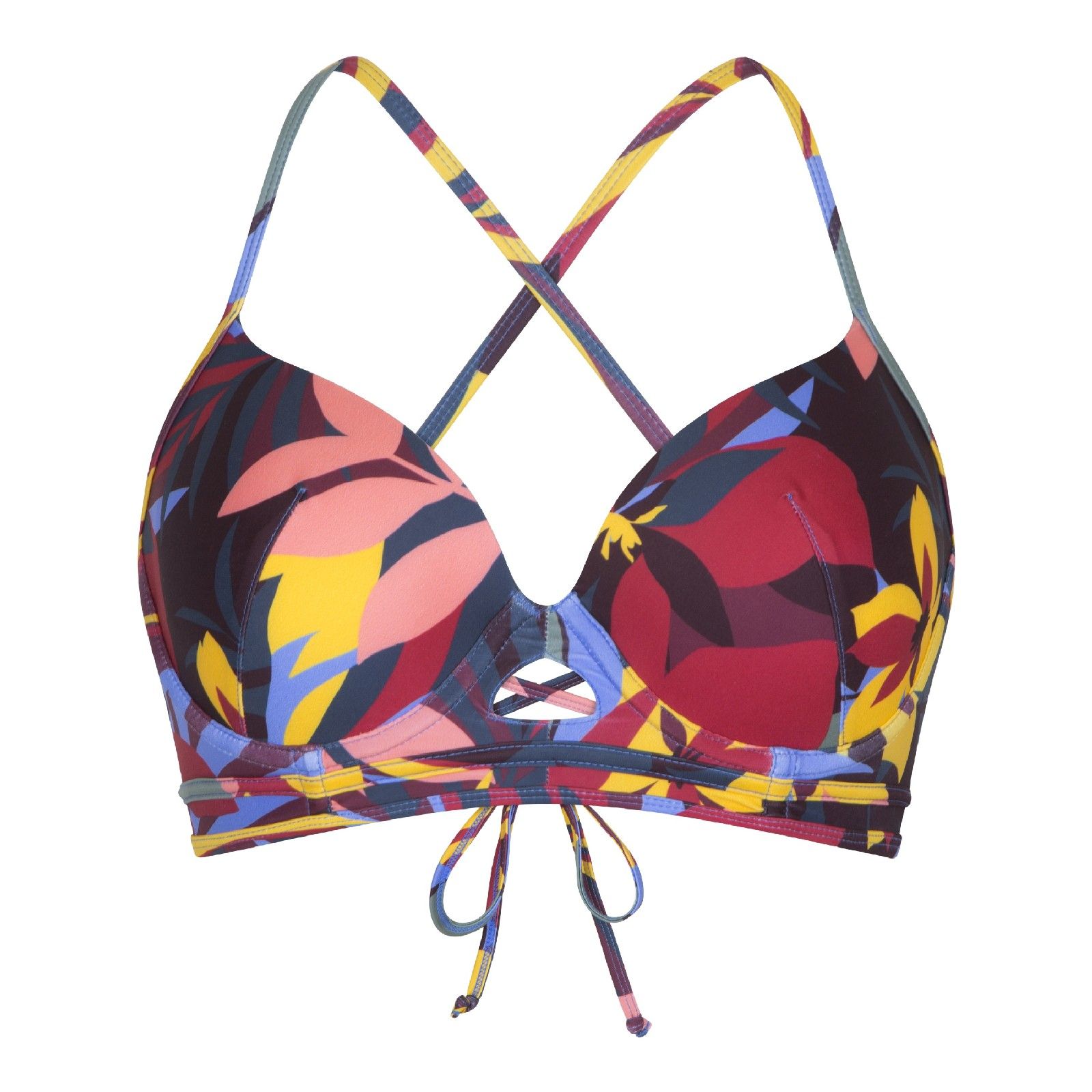 LingaDore 7108BT Leaf Print vorgeformtes Bikini Oberteil
