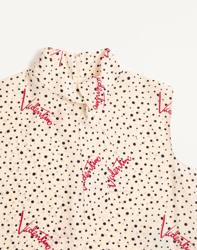Top In Crepe De Chine Bubbles Plusdepois