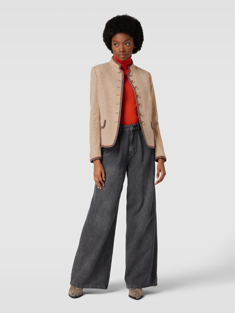 Blazer mit Pattentaschen in sand