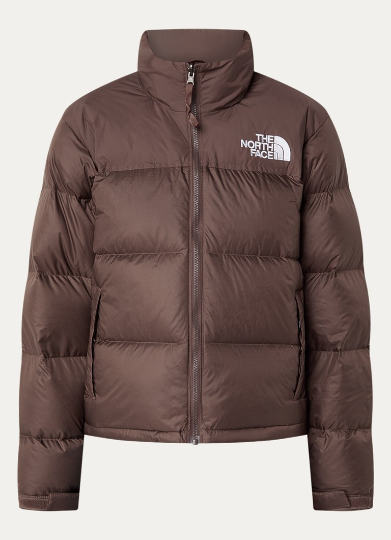 Jachetă de puf The North Face Retro Nuptse 1996 cu glugă pliabilă.
