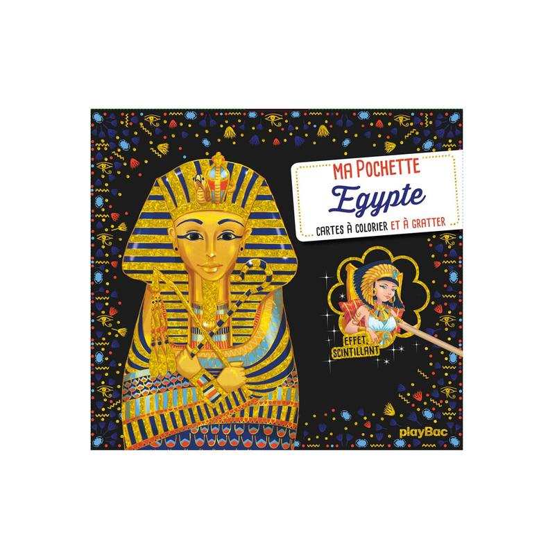 Ma pochette Egypte Cartes à gratter - Play Bac