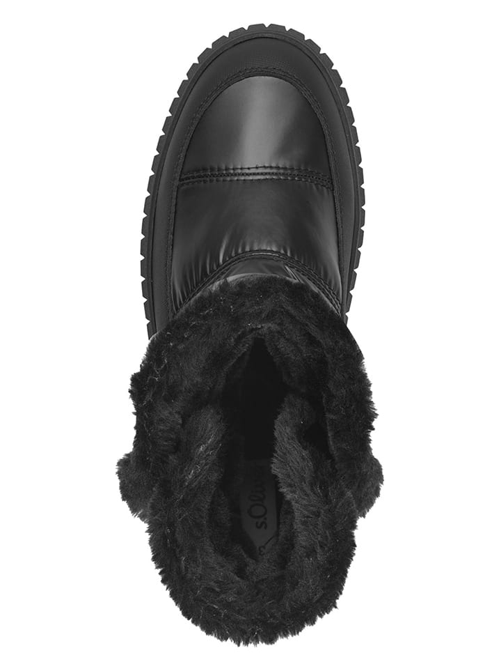 s.Oliver Winterboots in Schwarz günstig kaufen