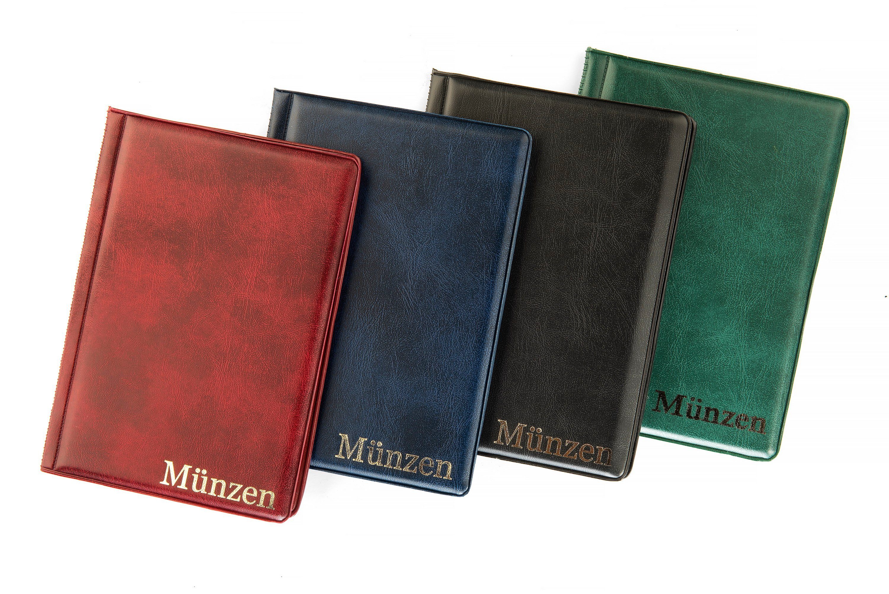 MC.Sammler Sammleretui MC.Sammler Münzalbum für 108 Diverse Münzen, Blau