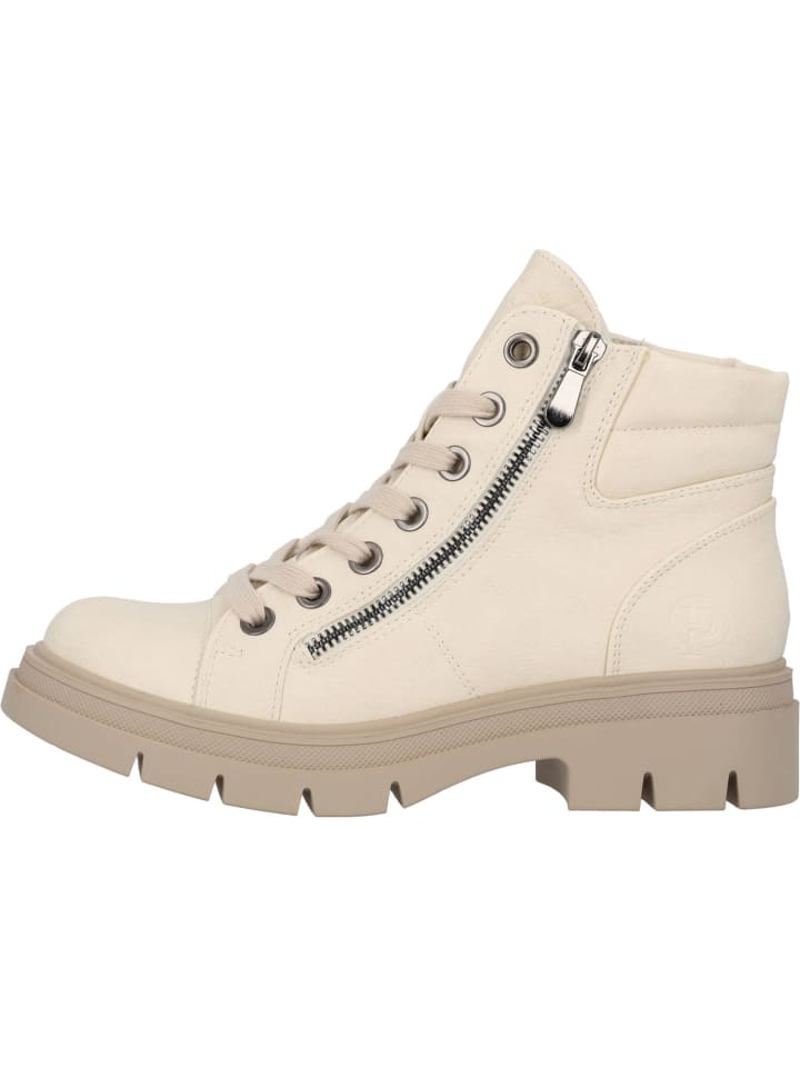 palado Schnürstiefeletten in Beige günstig kaufen