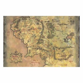 Herr der Ringe Poster - Middle Earth