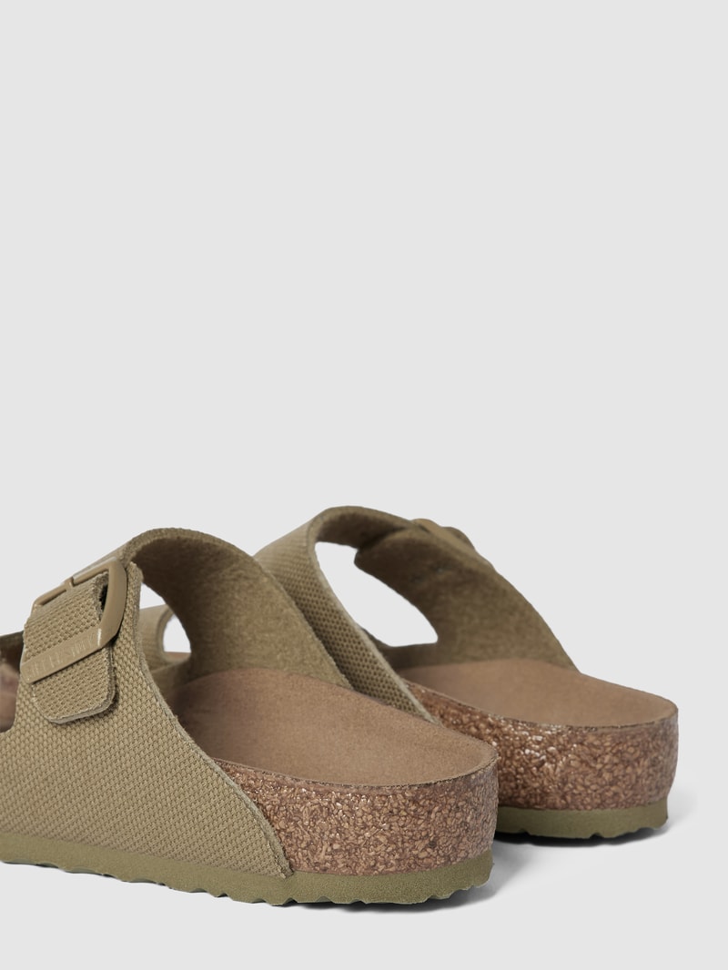 Sandalen mit Dornschließen Modell 'Arizona' in khaki