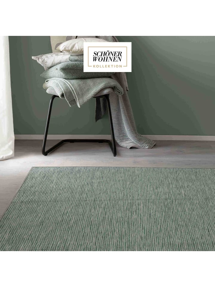 Schöner Wohnen Kollektion Outdoor Teppich PARKLAND in Türkis günstig kaufen