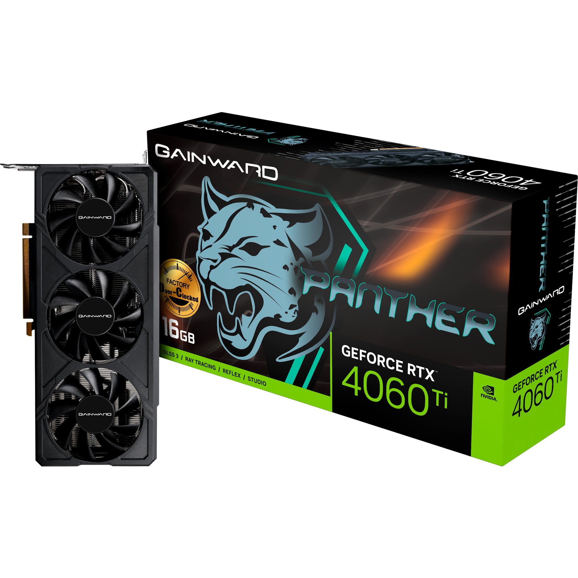 Gainward Gainward GeForce RTX 4060 Ti 16GB Panther OC, Grafikkarte (16 GB)