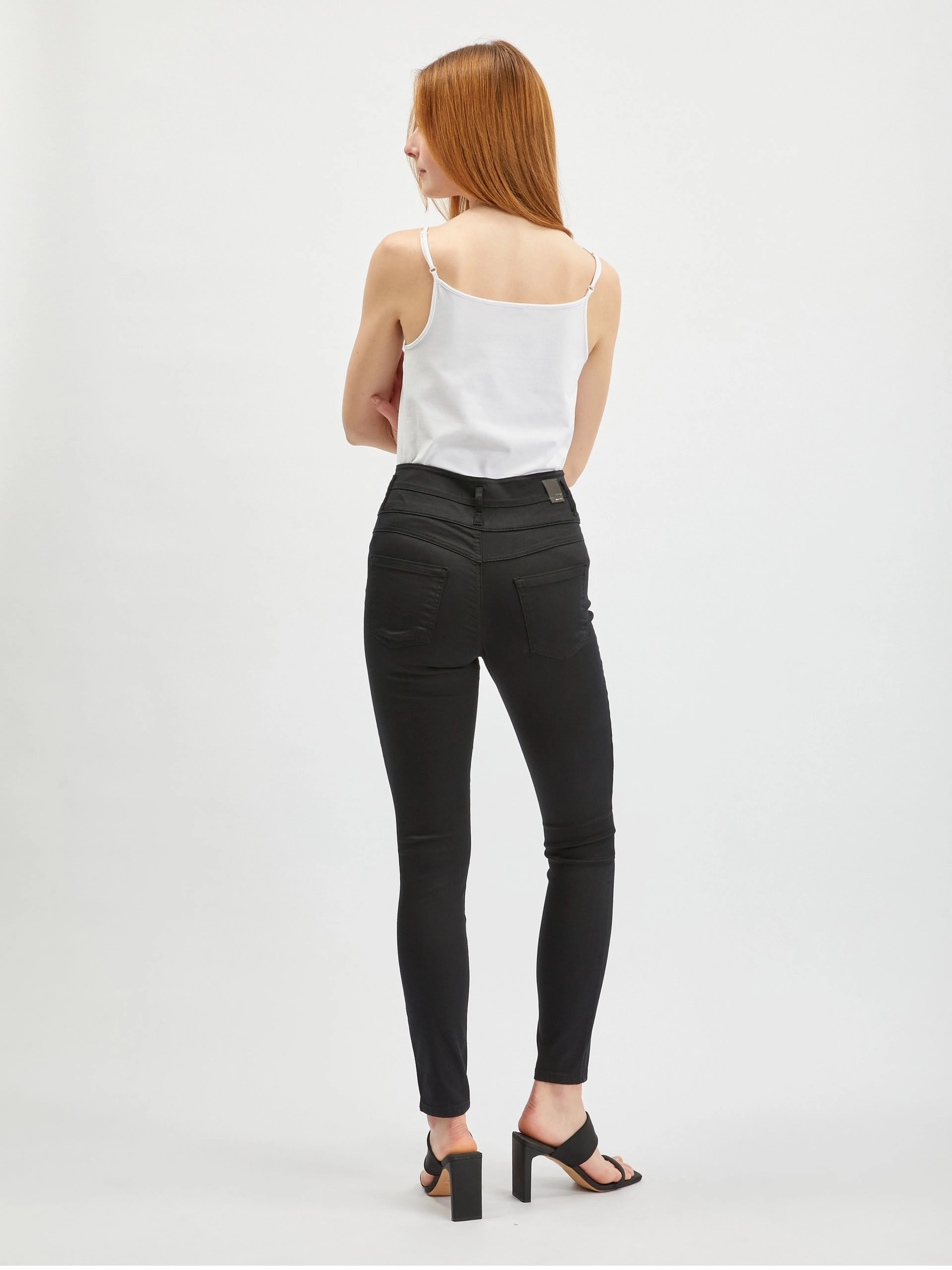Schwarze Skinny-Fit-Hose für Damen ORSAY