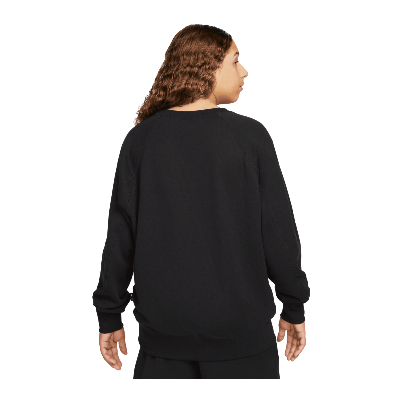 Nike Air French Terry Crew Sweatshirt Schwarz F010