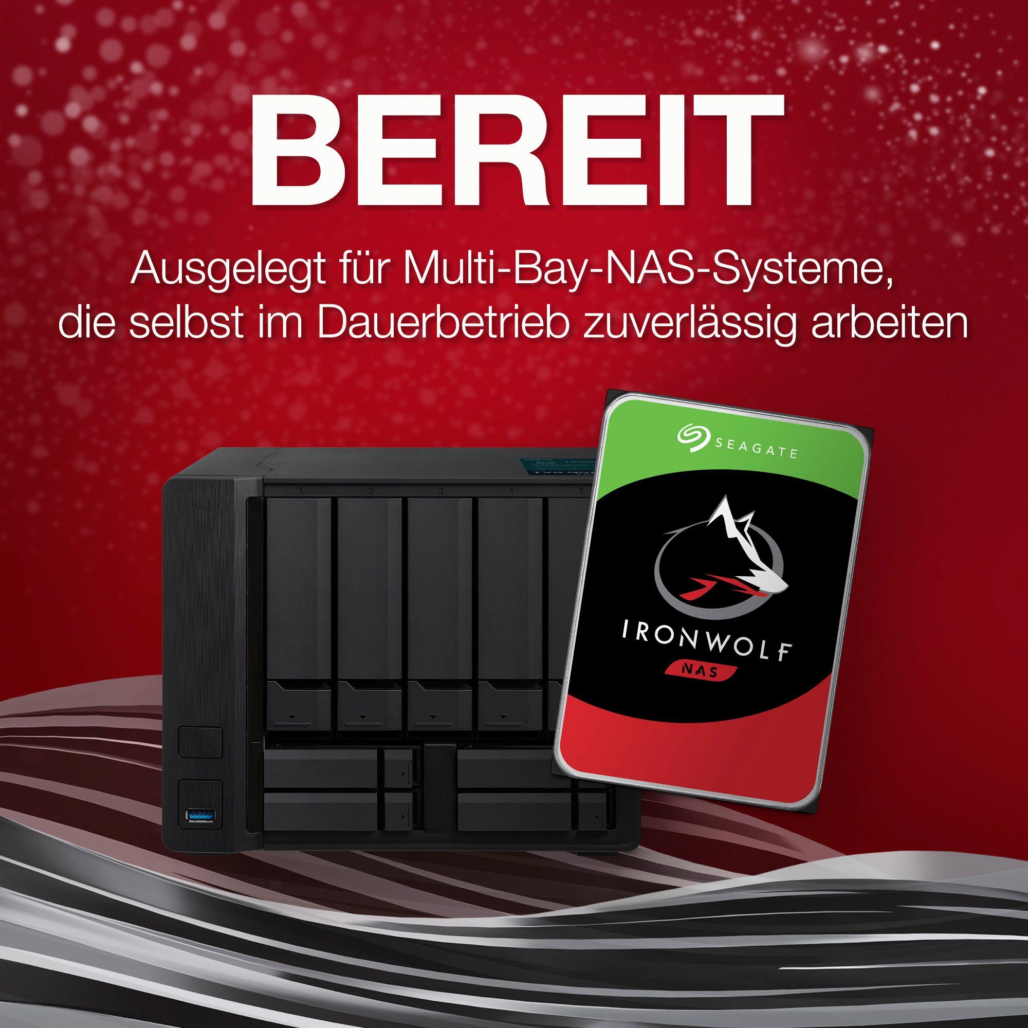 Seagate IronWolf HDD-NAS-Festplatte (12 TB) 3,5