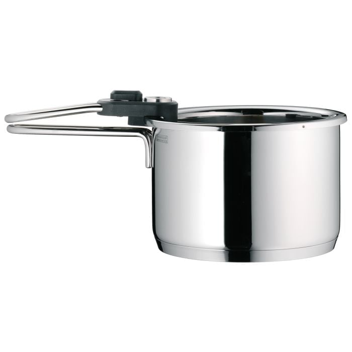 Simmertopf mit Temperaturanzeige und Einsatz, 18 cm