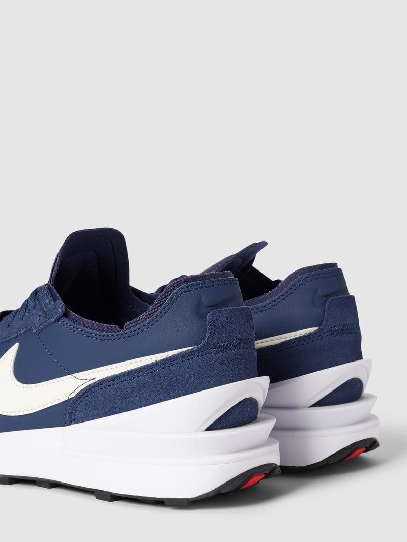 Sneaker mit Label-Detail Modell 'Waffle One' in marineblau