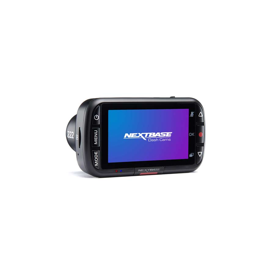 Nextbase Dashcam 222, mit 2,5" Display, 1080p mit 30 FPS, 140° Weitwinkel, GSensor, intelligentem Parkmodus uvm. - ATU