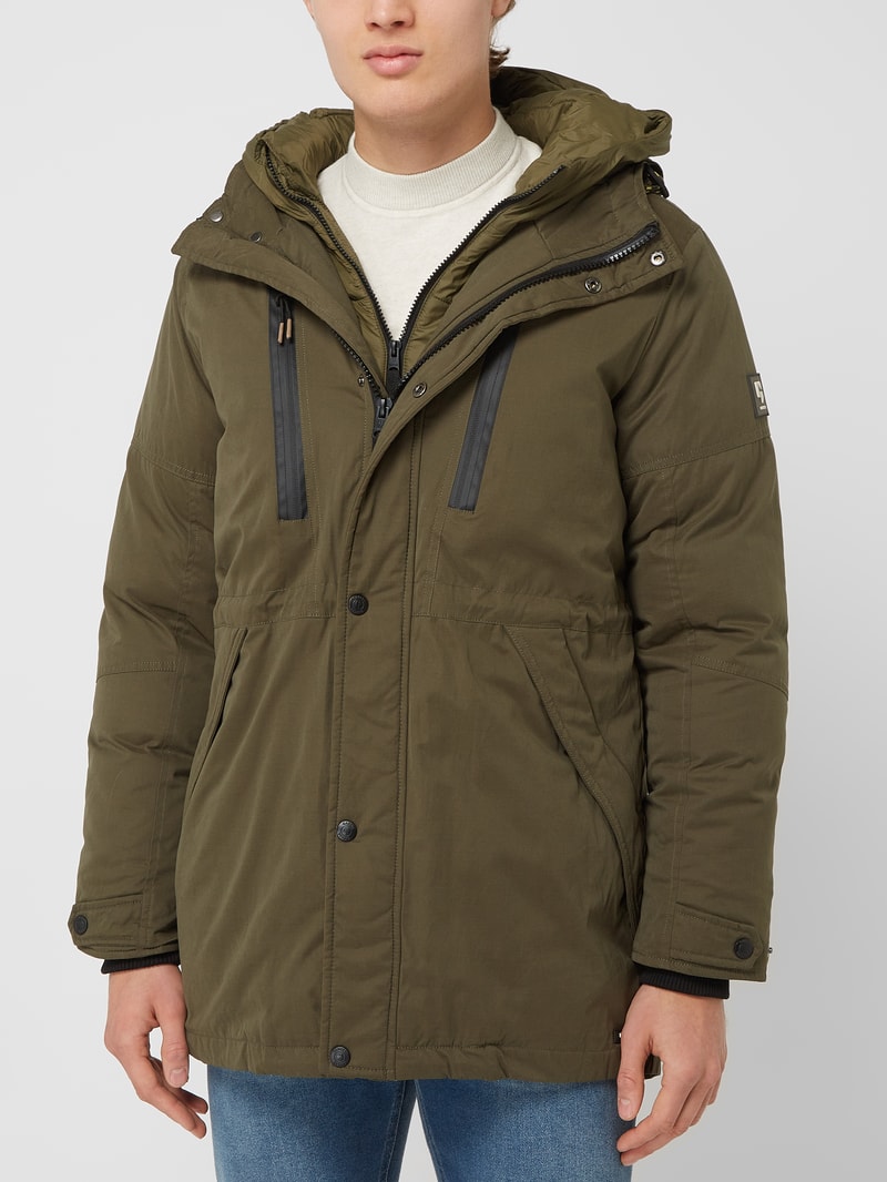 Parka mit Baumwoll-Anteil in olivgrün