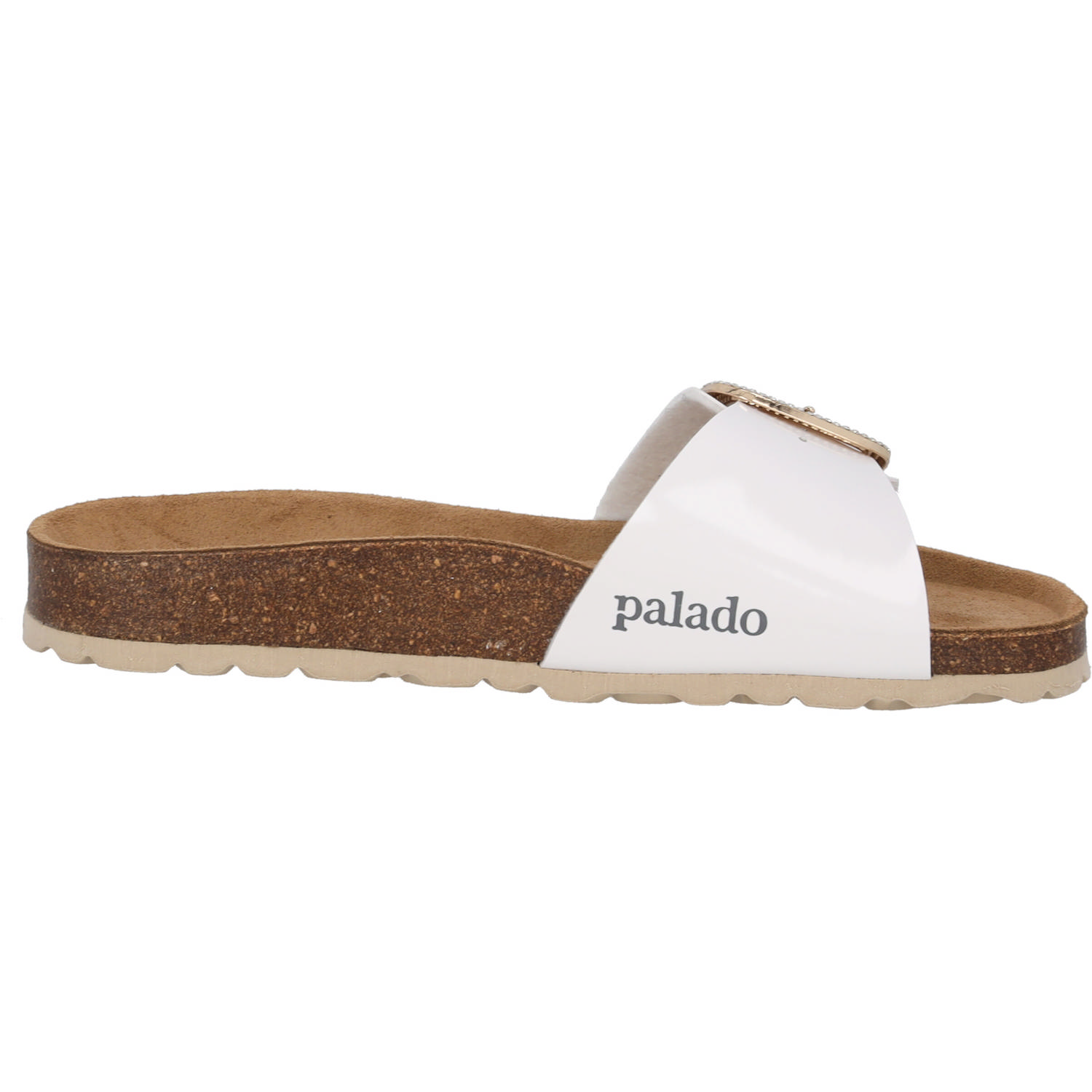 Palado Malta BX by Sila Sahin, Pantoletten, Damen, Weiß Lack