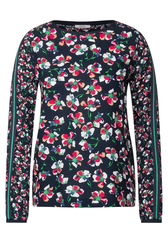 CECIL Bluse mit Blumen Printmix