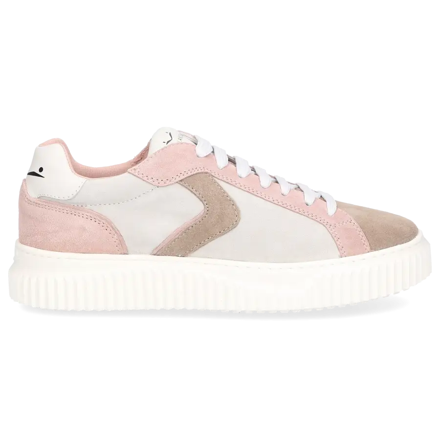 VOILE BLANCHE - Sneaker low LIPARI Veloursleder - pink