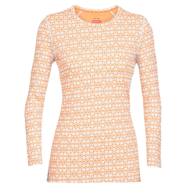 250 VERTEX LS CREWE ALPINE GEO Damen - Funktionsshirt
