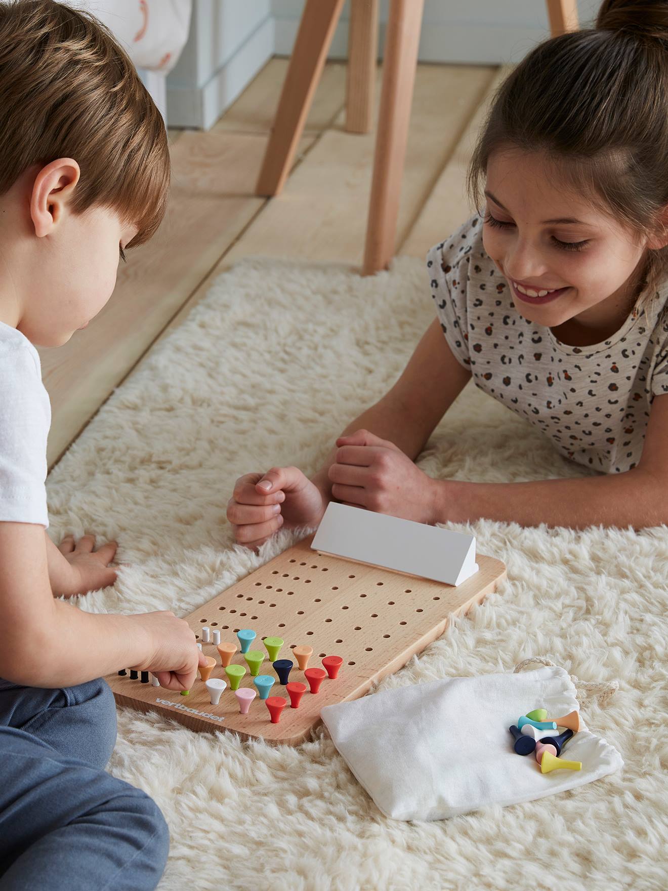 Vertbaudet Kinder Logikspiel mit Farben, FSC - mehrfarbig