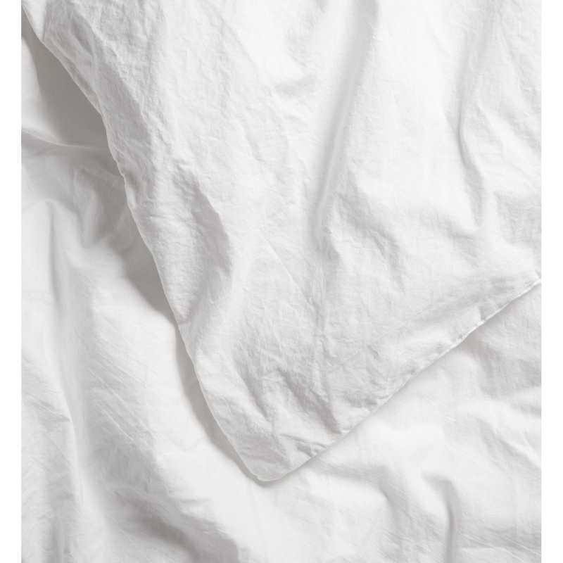 Housse de couette en Percale de Coton Bio lavé pour lit 1 personne