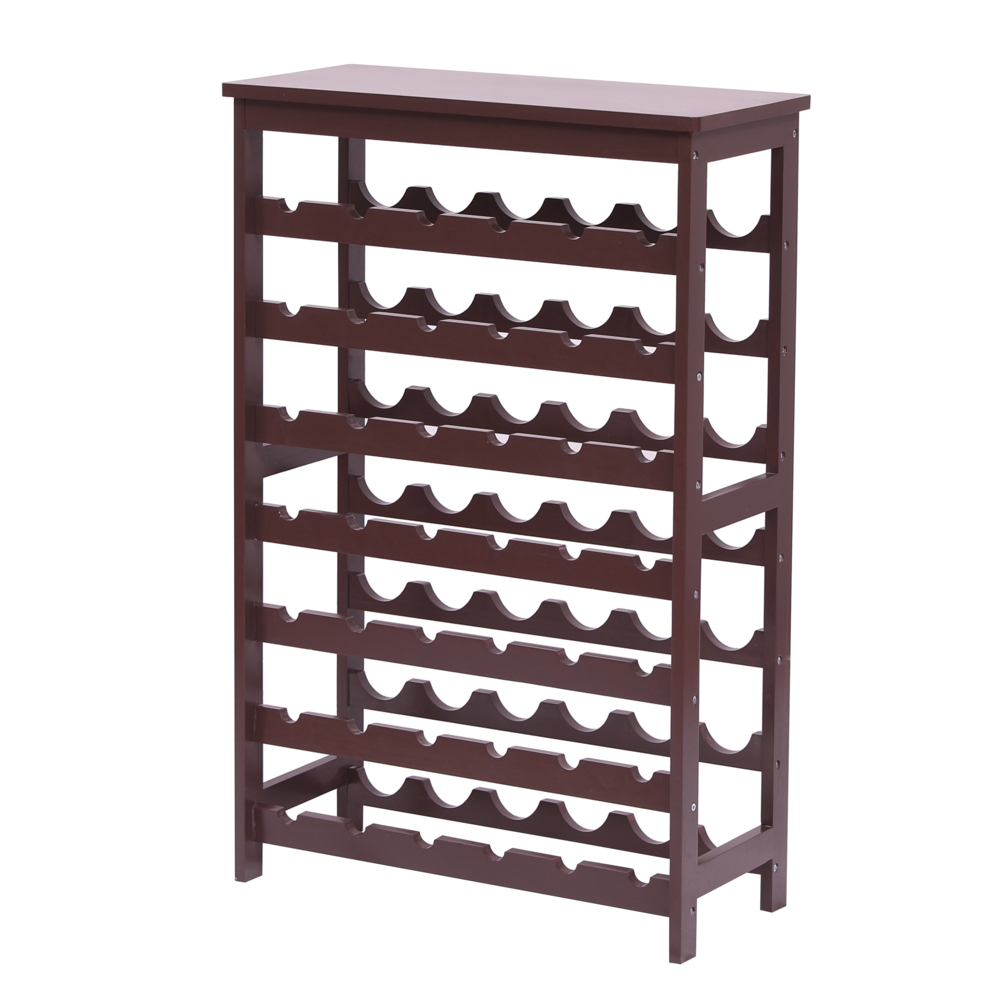 Happy Home Happy Home Weinregal Standregal für 42 Flaschen HWR20-HOL Holz