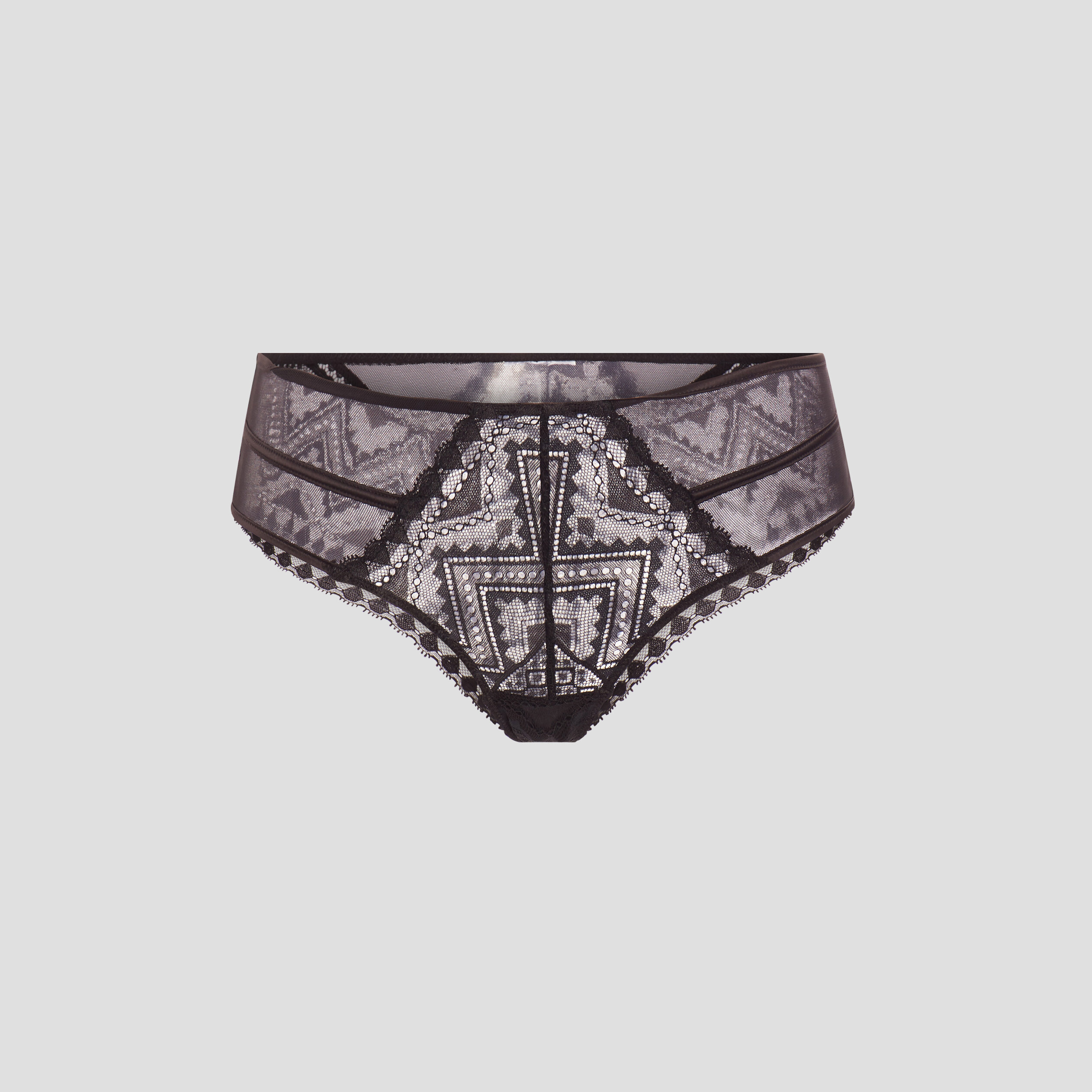 Shorty en dentelle noir femme | La Halle