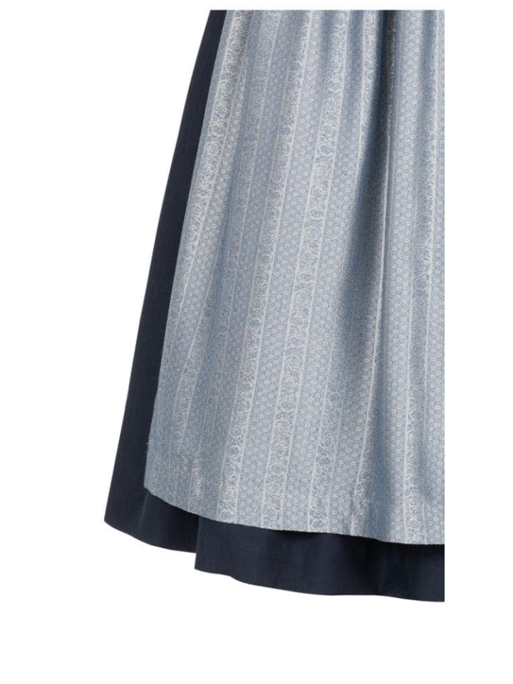 Nübler Midi Dirndl Edeltraut in Dunkelblau günstig kaufen